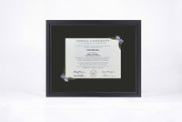 Pressed Flower Diploma Frame | 16x20 Graduation Keepsake