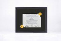 Pressed Flower Diploma Frame | 16x20 Graduation Keepsake