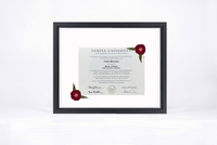Pressed Flower Diploma Frame | 16x20 Graduation Keepsake