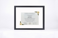 Pressed Flower Diploma Frame | 16x20 Graduation Keepsake