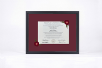 Pressed Flower Diploma Frame | 16x20 Graduation Keepsake