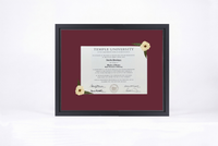 Pressed Flower Diploma Frame | 16x20 Graduation Keepsake