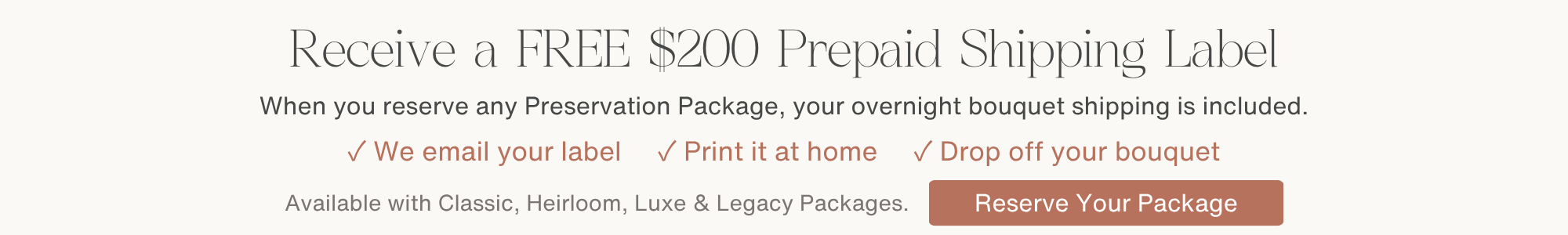 Bouquet Preservation Sale! Pressed Bouquet Shop by Element
