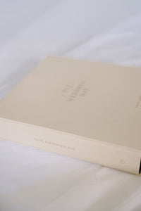 Blush and Gold Wedding Day Photo Album | Includes Photo Corners and Extra Pages