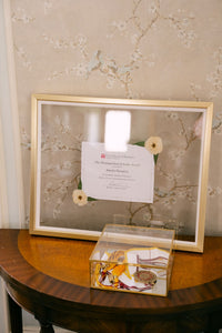 Pressed Flower Diploma Frame | 16x20 Graduation Keepsake