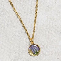 Gold Bezel Cup Necklaces