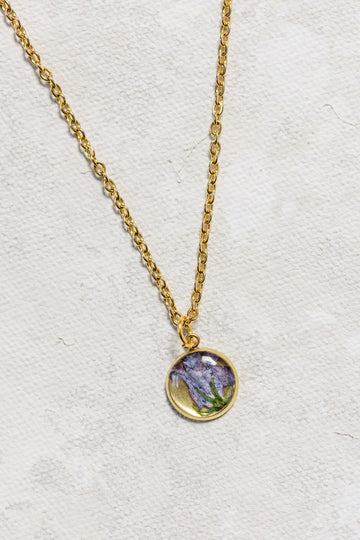 Gold Bezel Cup Necklaces