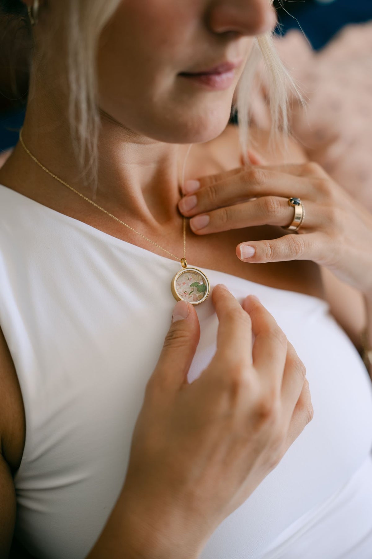 Petal Confetti Locket | Bouquet Preservation Necklace