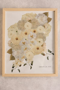 Digital Floral - Your Bouquet Designed as an Art Print (8-10 Week Delivery)