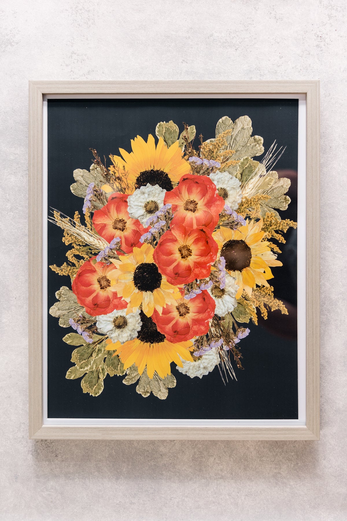 Digital Floral | Your Bouquet Recreated as a Pressed Flower Art Print