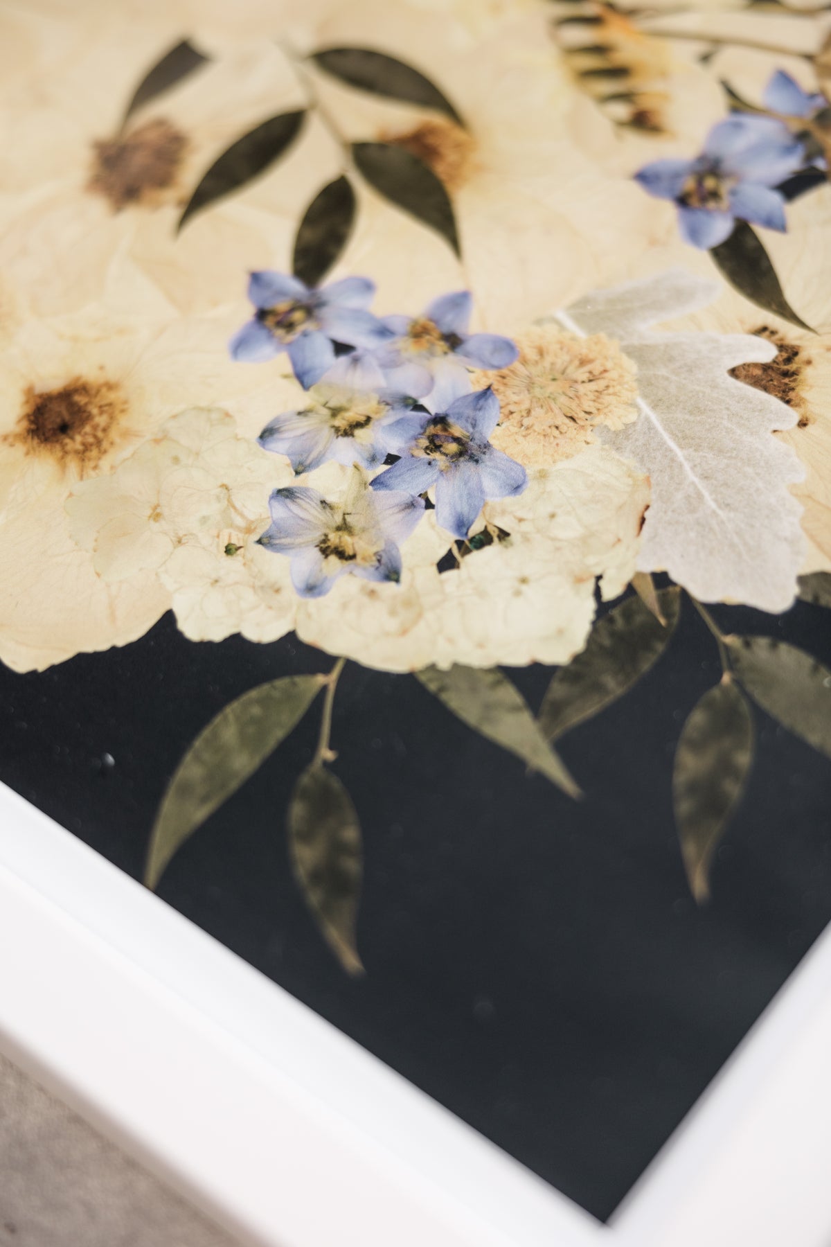 Digital Floral | Your Bouquet Recreated as a Pressed Flower Art Print