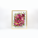 Gold Wood - 16x20 | Pressed Bouquet Frame