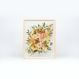 Natural Wood - 16x20 | Pressed Bouquet Frame