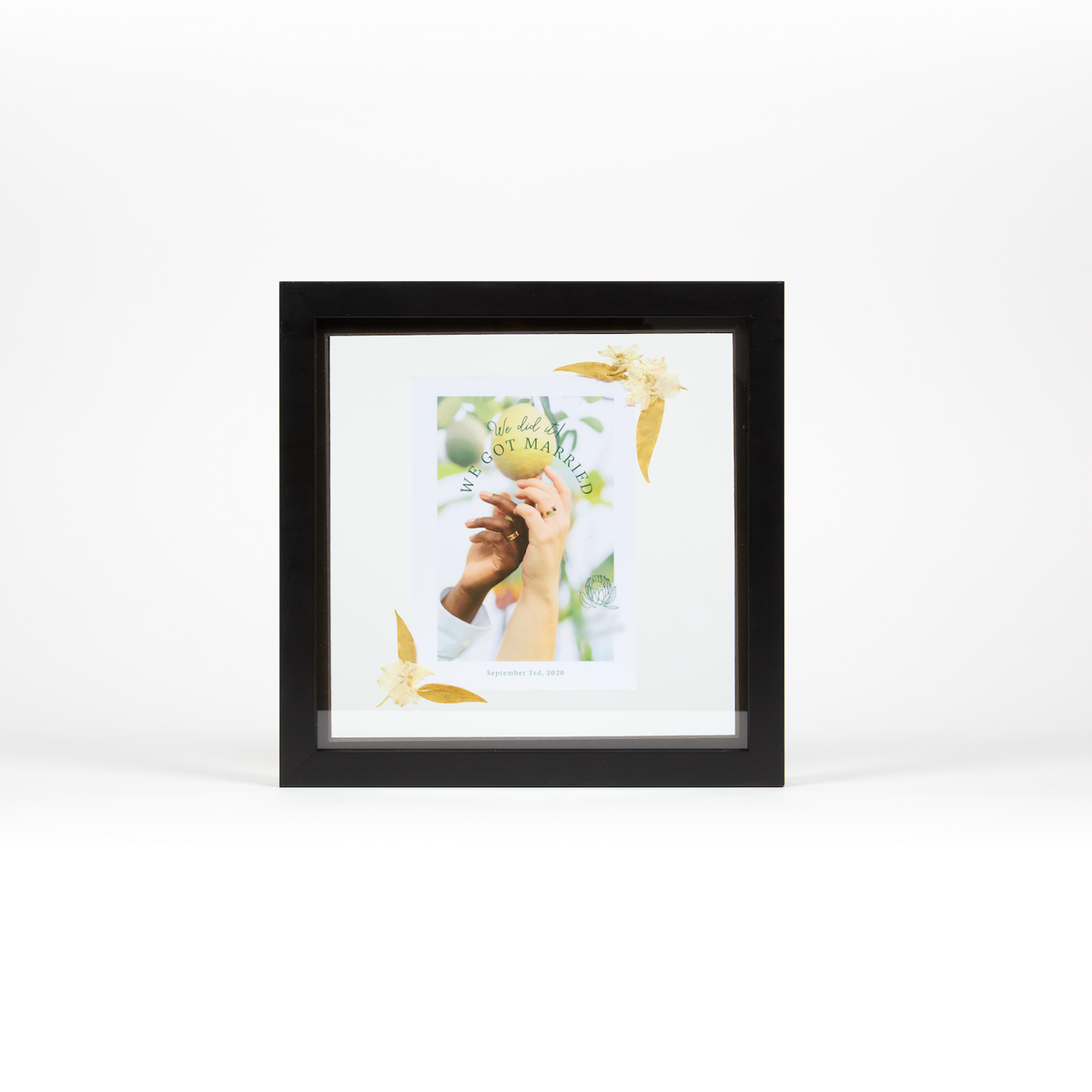 Framed Invitation or Memorial Card | 10x10 Paper Preservation