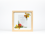 Paper Preservation - Framed Invitations, Photos, Memorial Cards and More (8-10 Week Delivery)