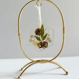 Ornament Stand | Oval Wrought Iron