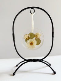 Ornament Stand | Oval Wrought Iron