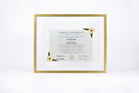 Pressed Flower Diploma Frame | 16x20 Graduation Keepsake