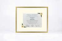 Pressed Flower Diploma Frame | 16x20 Graduation Keepsake