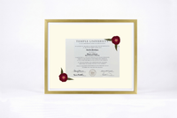 Pressed Flower Diploma Frame | 16x20 Graduation Keepsake