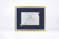 Pressed Flower Diploma Frame | 16x20 Graduation Keepsake