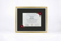 Pressed Flower Diploma Frame | 16x20 Graduation Keepsake