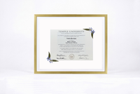 Pressed Flower Diploma Frame | 16x20 Graduation Keepsake