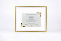 Pressed Flower Diploma Frame | 16x20 Graduation Keepsake