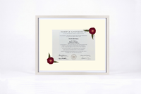Pressed Flower Diploma Frame | 16x20 Graduation Keepsake