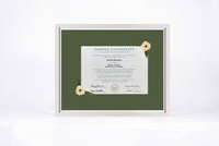 Pressed Flower Diploma Frame | 16x20 Graduation Keepsake