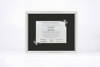 Pressed Flower Diploma Frame | 16x20 Graduation Keepsake