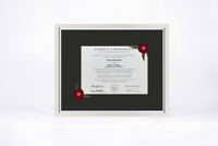 Pressed Flower Diploma Frame | 16x20 Graduation Keepsake