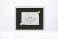 Pressed Flower Diploma Frame | 16x20 Graduation Keepsake