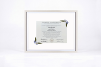 Pressed Flower Diploma Frame | 16x20 Graduation Keepsake