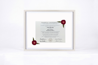 Pressed Flower Diploma Frame | 16x20 Graduation Keepsake
