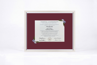 Pressed Flower Diploma Frame | 16x20 Graduation Keepsake