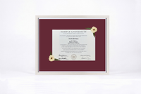 Pressed Flower Diploma Frame | 16x20 Graduation Keepsake