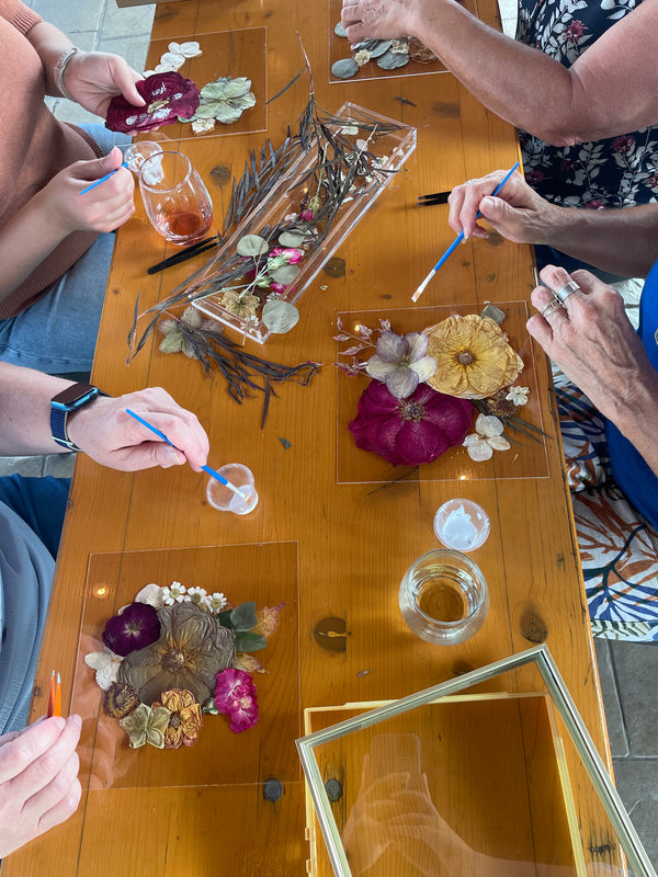 Pressed Flower Workshop At Galen Glen Winery