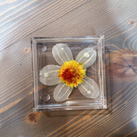 Square Pressed Flower Ring Dishes