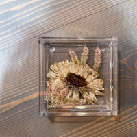 Square Pressed Flower Ring Dishes