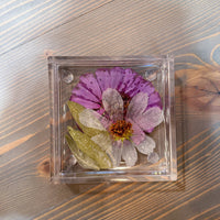 Square Pressed Flower Ring Dishes