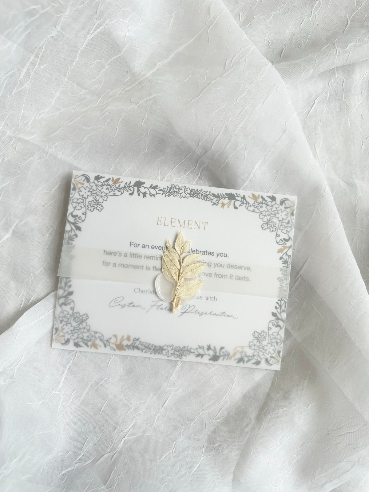 Floral Keepsake Gift Kit