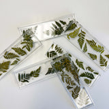Resin Display trays with pressed ferns