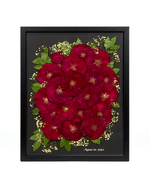 Black Wood - 16x20 | Pressed Bouquet Frame