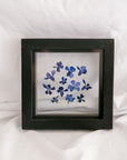 6x6 February birth flower frame - Violets