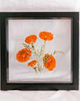 10x10 October birth flower frame - Marigold