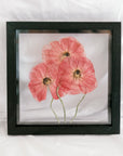 10x10 August birth flower frame - Poppies