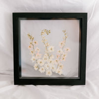 10x10 July birth flower frame - Larkspur