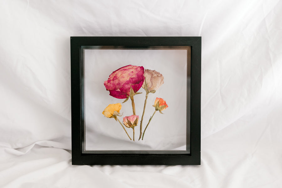 10x10 June birth flower frame - Rose