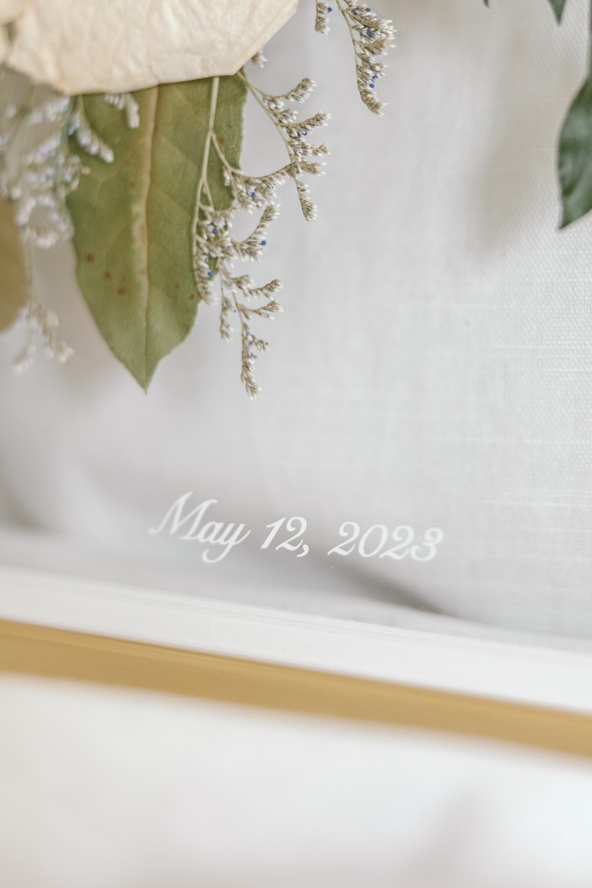 Vinyl Date Frame Addition